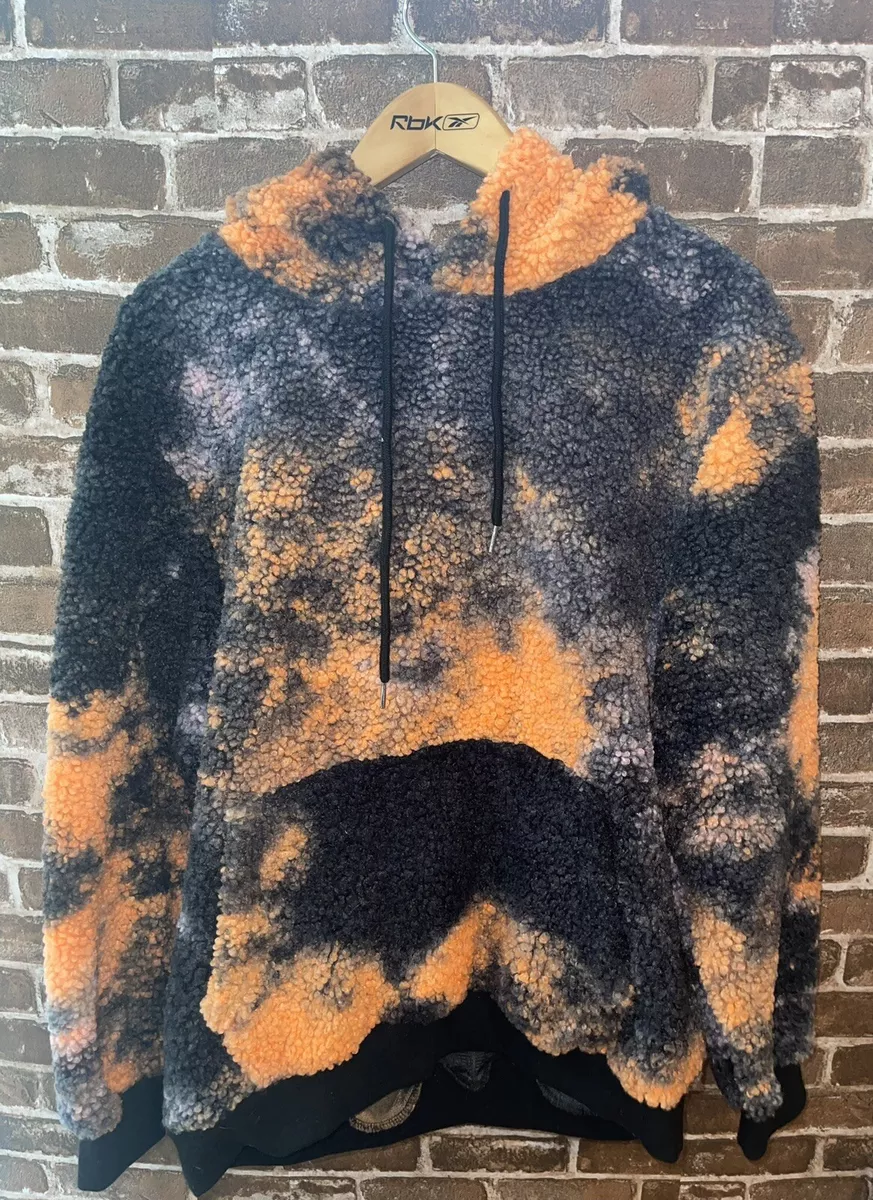 Black sherpa cheap hoodie mens