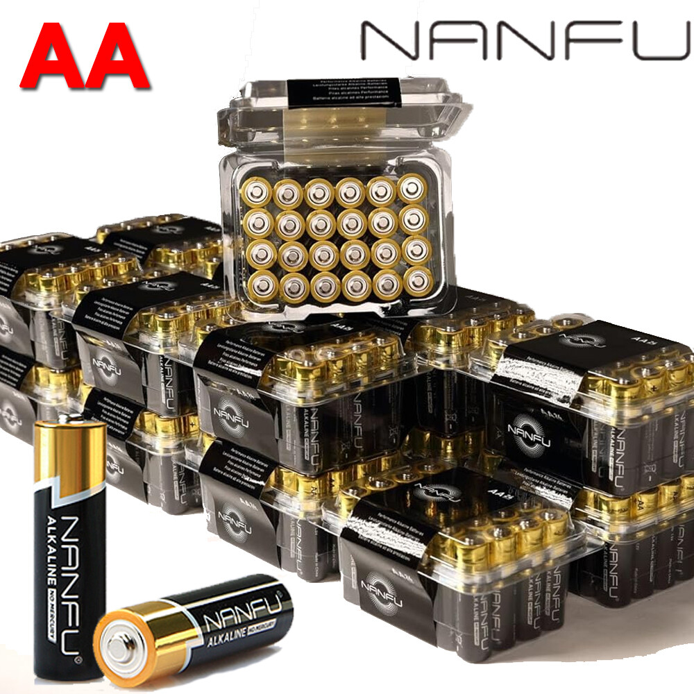 NANFU AA Batteries 10 Year Shelf-Life 1.5v Double A Alkaline Battery Long lot-image