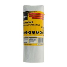 Coral Polythene Dust Sheet Roll 50mt x 2mt 72204