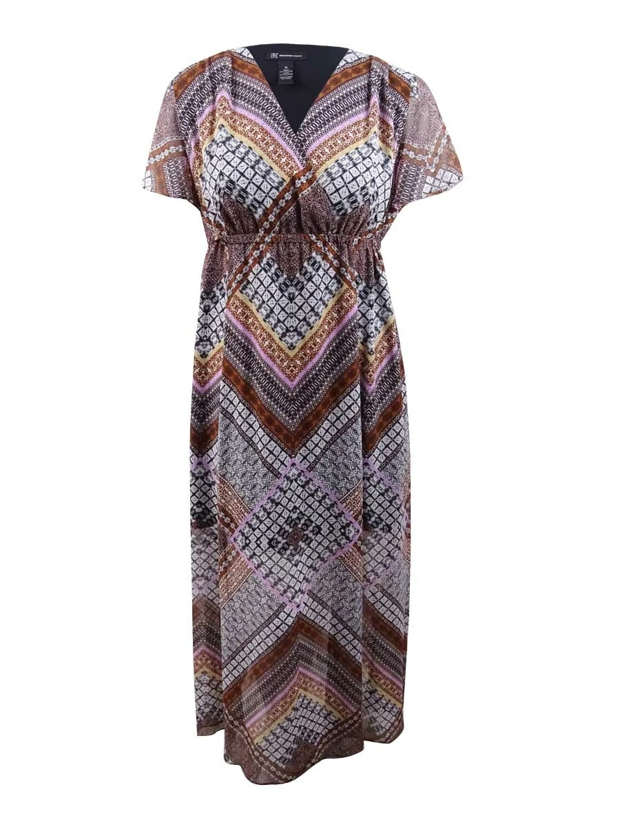 INC International Concepts Women's Plus Printed Maxi Dress | eBay