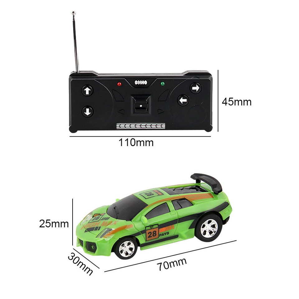 Coke Can Mini Cans RC Car Battery Operated RC Car Micro Racing Car for