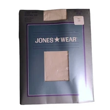 Jones Wear Control Top Sandal Foot Pantyhose Size Tall