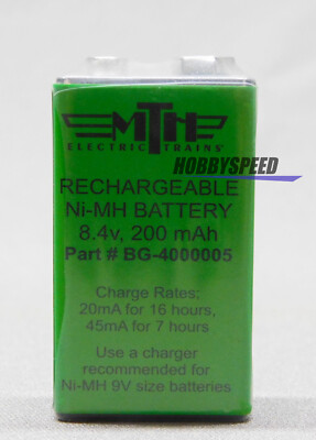 MTH PROTO SOUND RECHARGEABLE BATTERY O GAUGE train locomotive engine 50-1008 NEW
