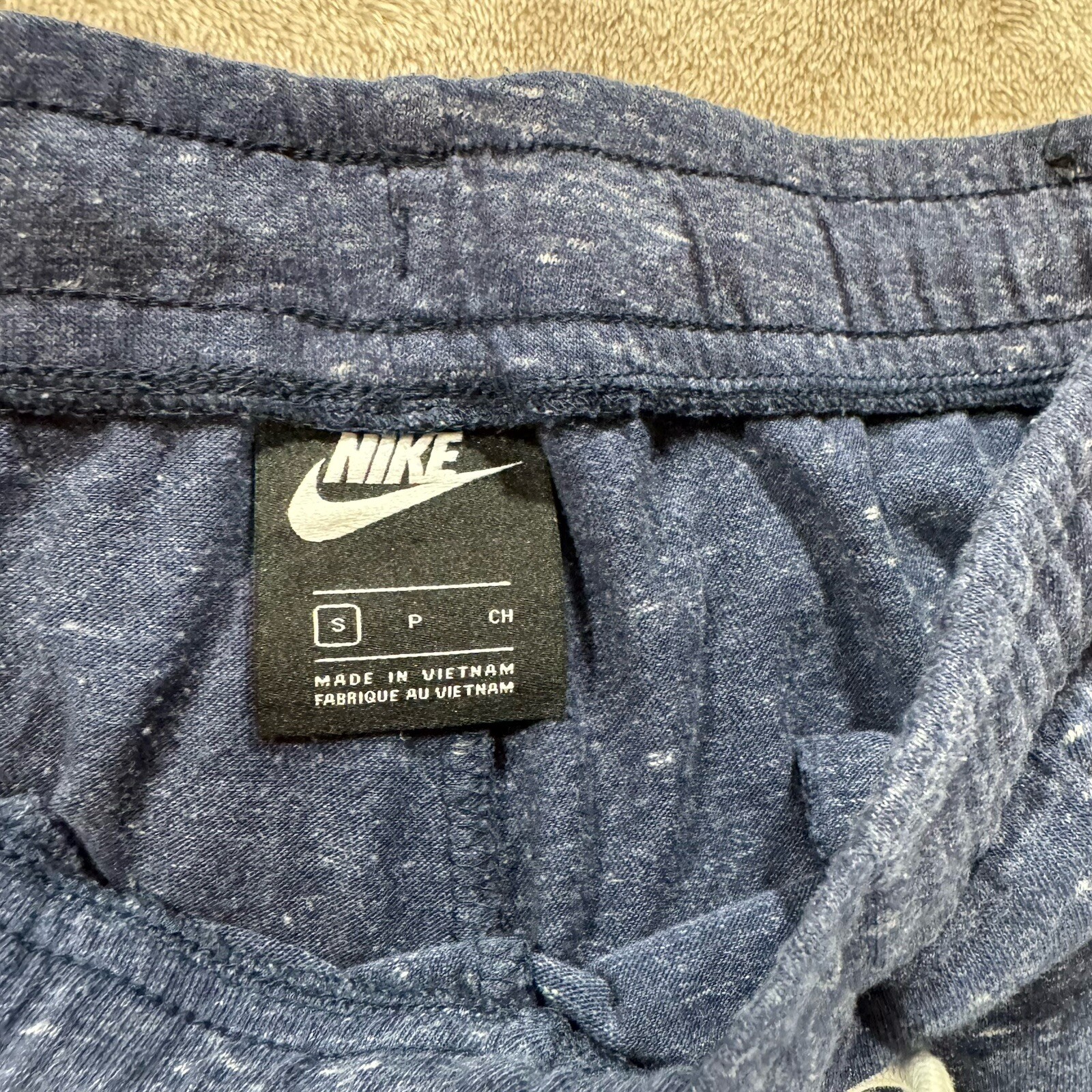 Nike Sweatpants Womens Small Blue Sportswear Logo Pocket CJ1824