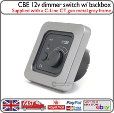 CBE Dimmer C-Line Frame 12v DC Light Switch Motorhome Campervan Boat Caravan Van