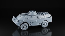 BRDM 2 - 1/100 - Ukrainian Army Scout Car - 3D Model - Resin Print