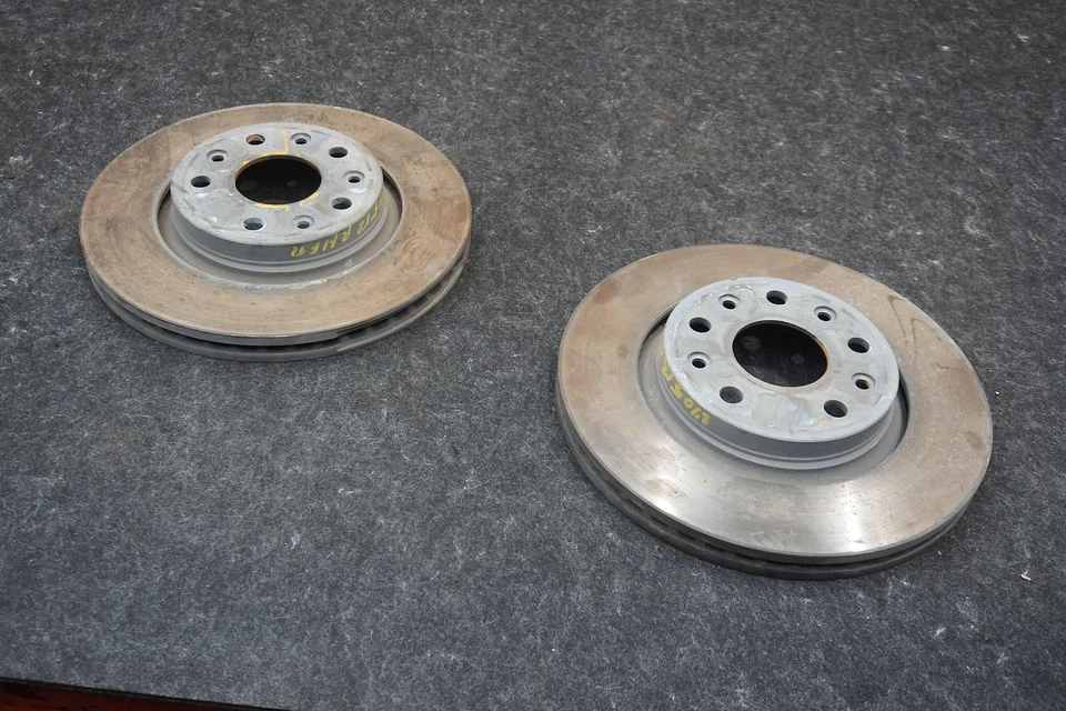 Juego de 2 rotores de disco de freno delanteros OEM 68273502AB Jeep Wrangler 4XE 2018-24 Foto 2 de 4