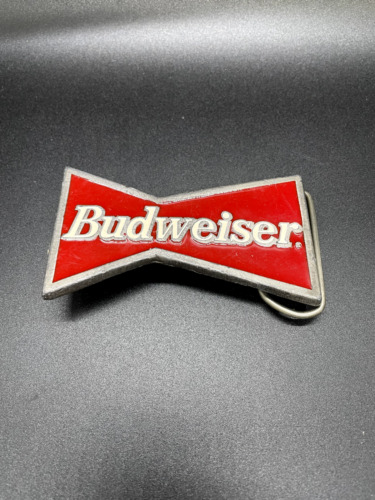 Vintage ANHEUSER-BUSCH Budweiser Bowtie Metal Bel… - image 1