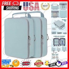 Lightweight Extra Large Travel Packing Cubes - Double Zipper Suitcase Organizers