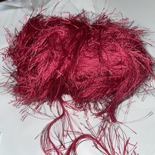 Knitting Fever KFI Eyelash Yarn ORLANDO - 7 Fuchsia - 1.7oz - NO LABEL