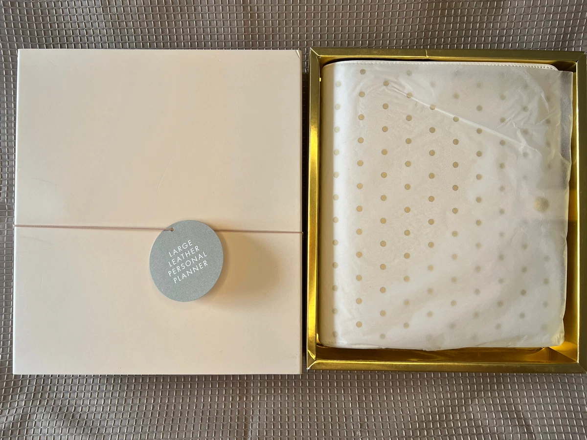 Kikki.k プランナー Kikki K Blue Textured Leather Large Personal Planner Size A5