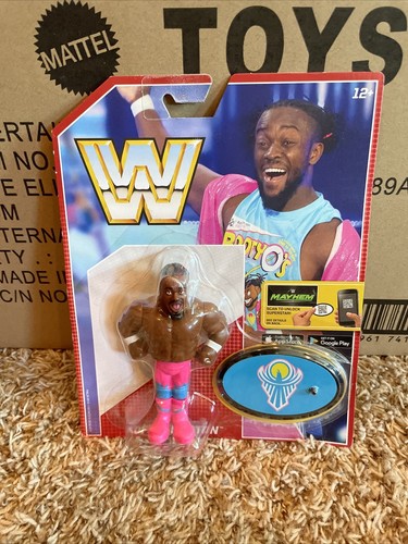 WWE Wrestling Retro Kofi Kingston Action Figure...