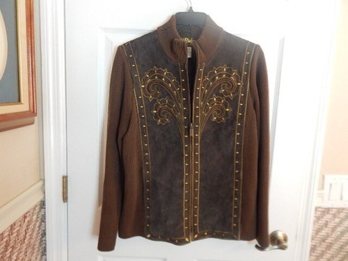 Bob Mackie Wearable Art Washable Suede 