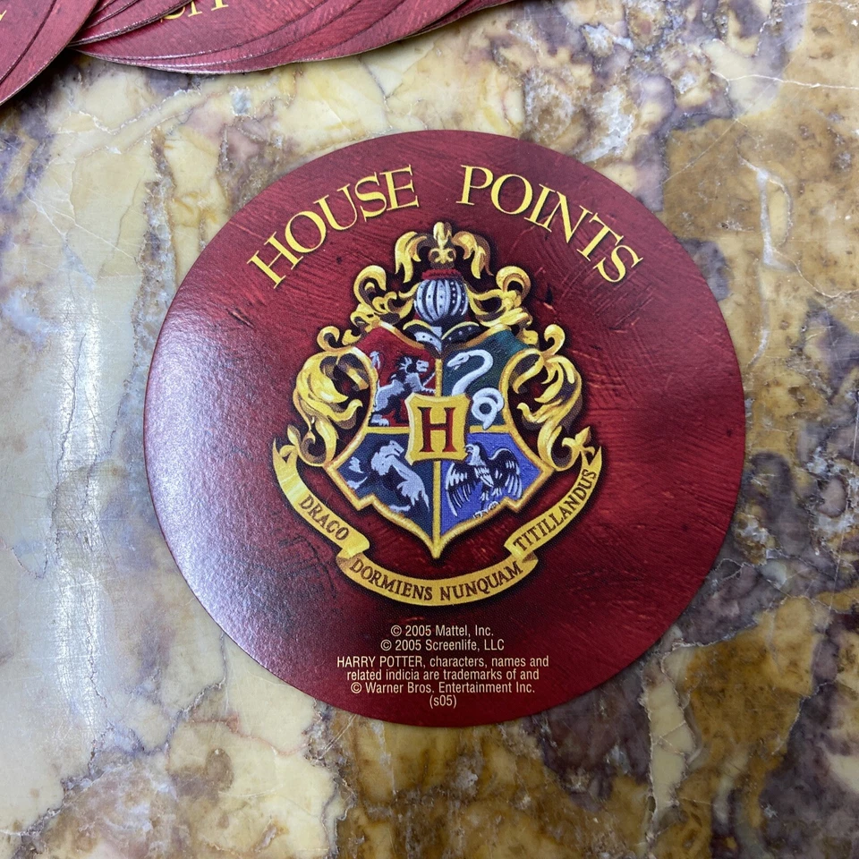 HARRY POTTER SCENE IT? THE DVD GAME 2005 REPLACEMENT 30 HOUSE POINTS CARDS - Image 2 of 4