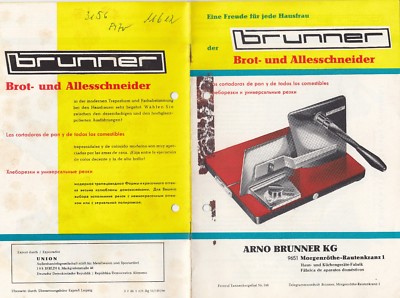 MORGENRÖTHE-RAUTENKRANZ Prospekt 1966, Arno Brunner KG Haus-Küchen-Geräte-Fabrik