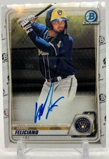 2020 Bowman Chrome Mario Feliciano autographed  (CPA-MF)    bb1737