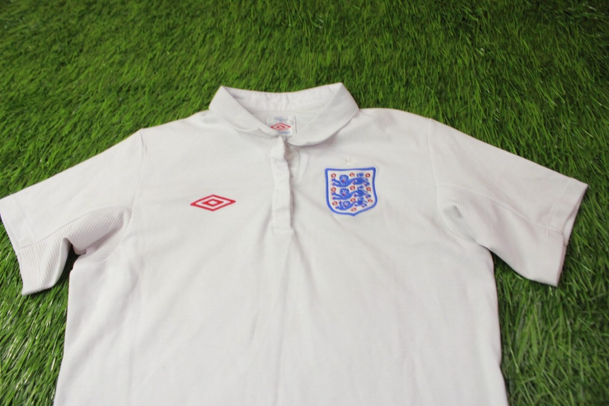 ENGLAND TEAM 2009/2010 WOMEN FOOTBALL SHIRT JERSEY HOME UMBRO