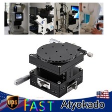 4-Axis XYZR Manual Trimming Platform Linear Stage Bearing Tuning Sliding Table