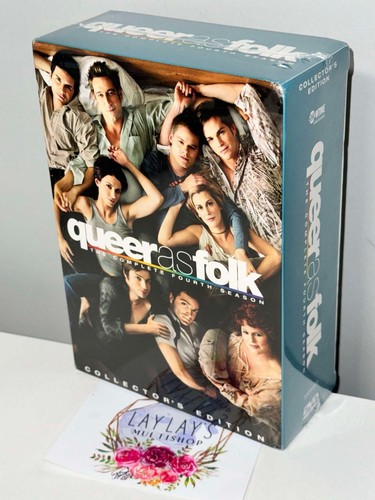 Queer As Folk: the Complete Fourth Season 4th (DVD, 2004) Does have Wear - NEW - 第 1/3 張圖片