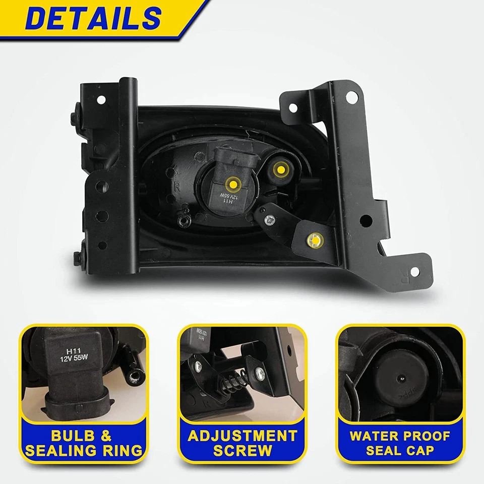 For 2006 2007 2008 Honda Civic 4Dr Sedan Bumper Fog Lights Lamps w/Wiring Switch - Изображение 3 из 4