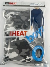 NWT 32 Degrees Heat Boys Long Sleeve Crew Neck  Legging Set Grey Camo L 12/14
