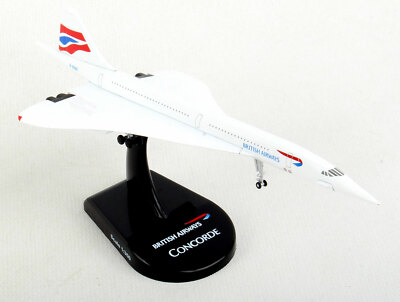 British Airways - Concorde - 1:350 Postage Stamp PS5800-2 Modell Metall Diecast