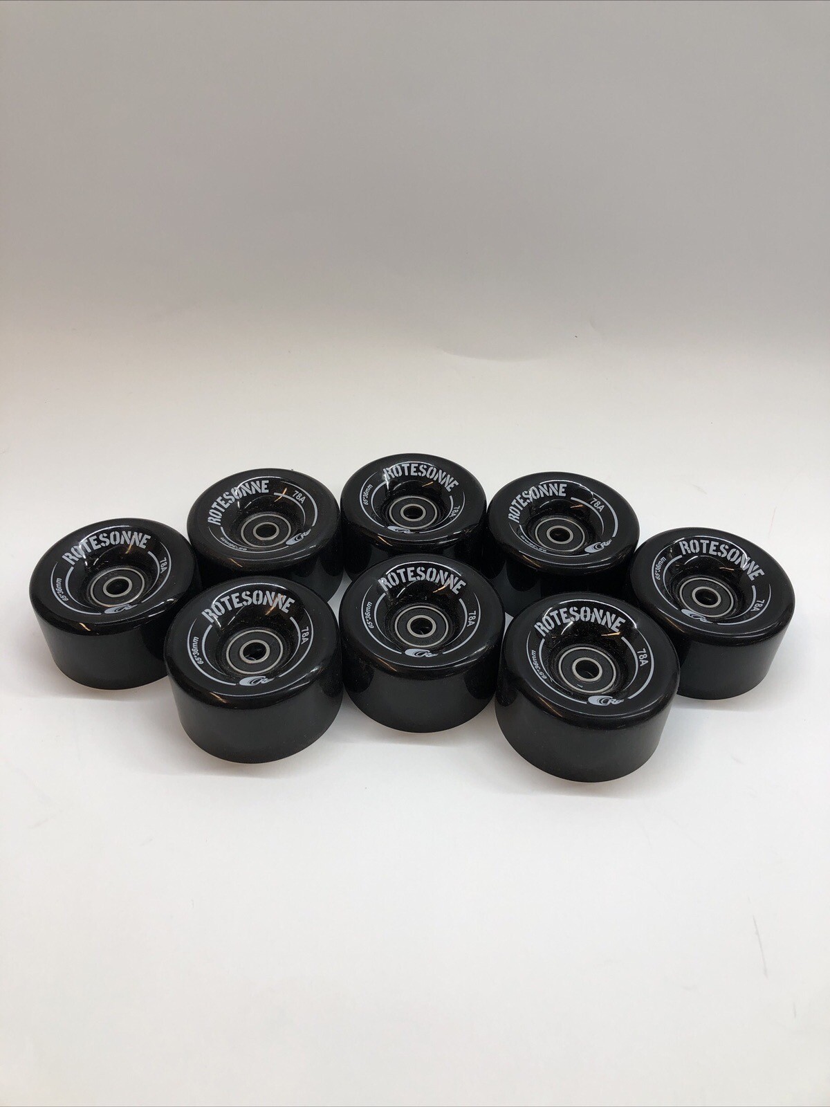 78A Quad Roller Skate Wheels 65 x 36mm with ABEC9 Bearings Installed 8 Pack eBay