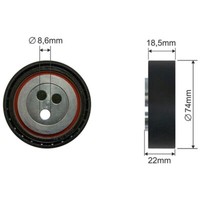 NTY Spannrolle Keilrippenriemen FüR Fiat Ducato Pritsche/Fahrgestell 250_ 290_