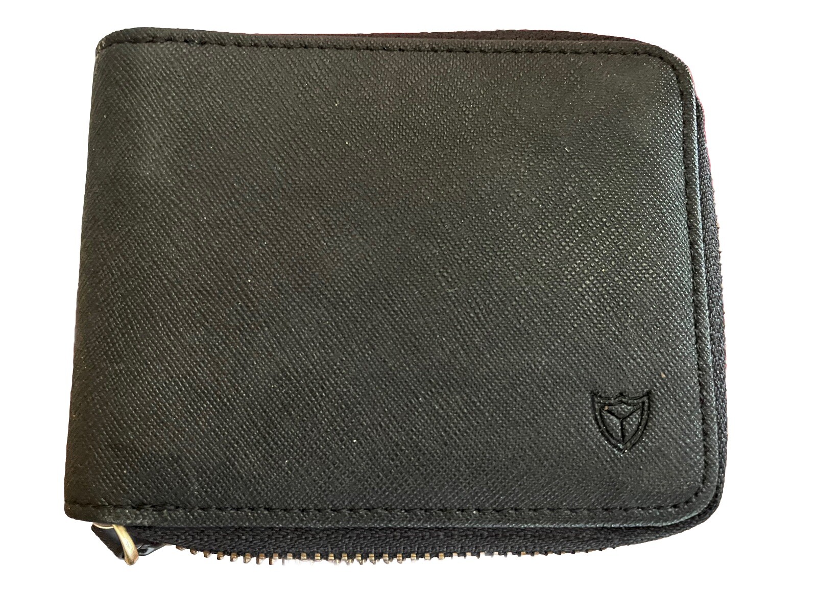 DONWORLD RFID-Blocking Bifold Wallet Black Leather Multi Card Holder-image