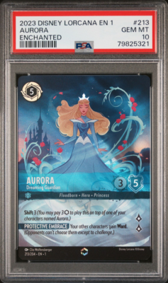 2023 Disney Lorcana 1st Chapter Aurora Dreaming Guardian Enchanted