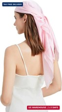 100 Mulberry Silk Head Scarf for Hair-Women's 35'' Square Silk Neck Scarf for S