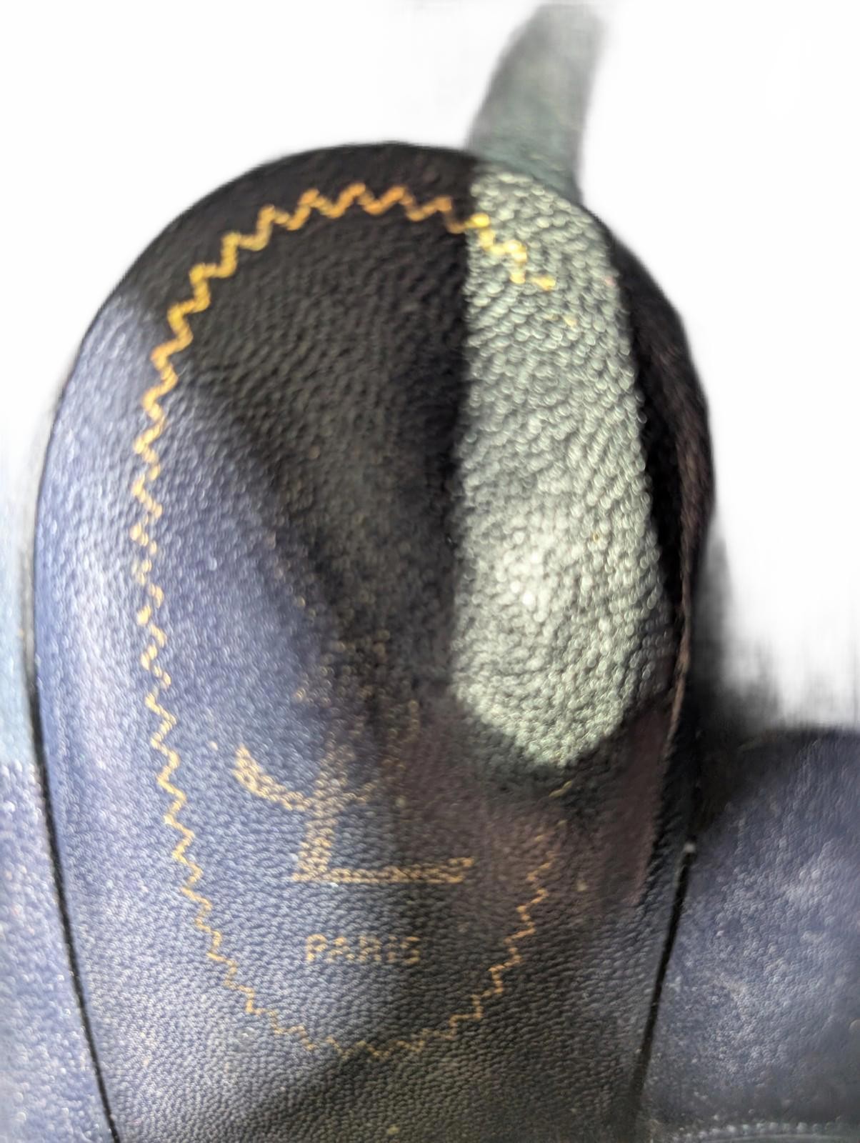 Stivaletti YVES SAINT LAURENT Tribute Two Navy in vernice e pelle taglia 39 5