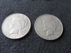 1922 & 1922-D Silver Peace Dollars (Lot of 2)