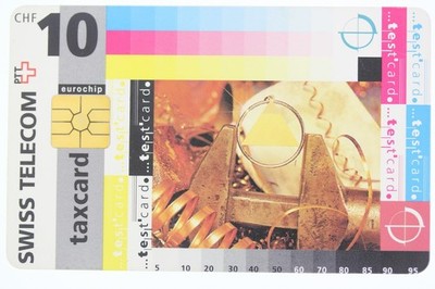 Smartcard Test card 10 CHF Swiss Telecom Schweiz 1995 (47833)