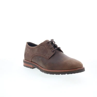 Rockport Cedric richelieu pour hommes en cuir brown 44 - Photo 1/4