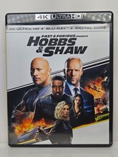 Hobbs & Shaw 4K UHD Blu-ray 2019 Dwayne Johnson Jason Statham Idris Elba