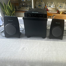 Microsoft Digital Sound System 50 2.1 Wired PC Speakers w/ Subwoofer 3.5mm Black