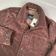 Todd Snyder Corduroy Chore Coat Jacket Shacket Mens Large Chocolate Brown NEW