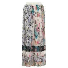 Zimmermann Ninety Six Pleated Skirt Floral Size 3 AU14 US10 Garden Party