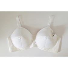 VINTAGE NEW 1960's Splendor Form So Secret Women's Cream Bullet Bra Size 36A