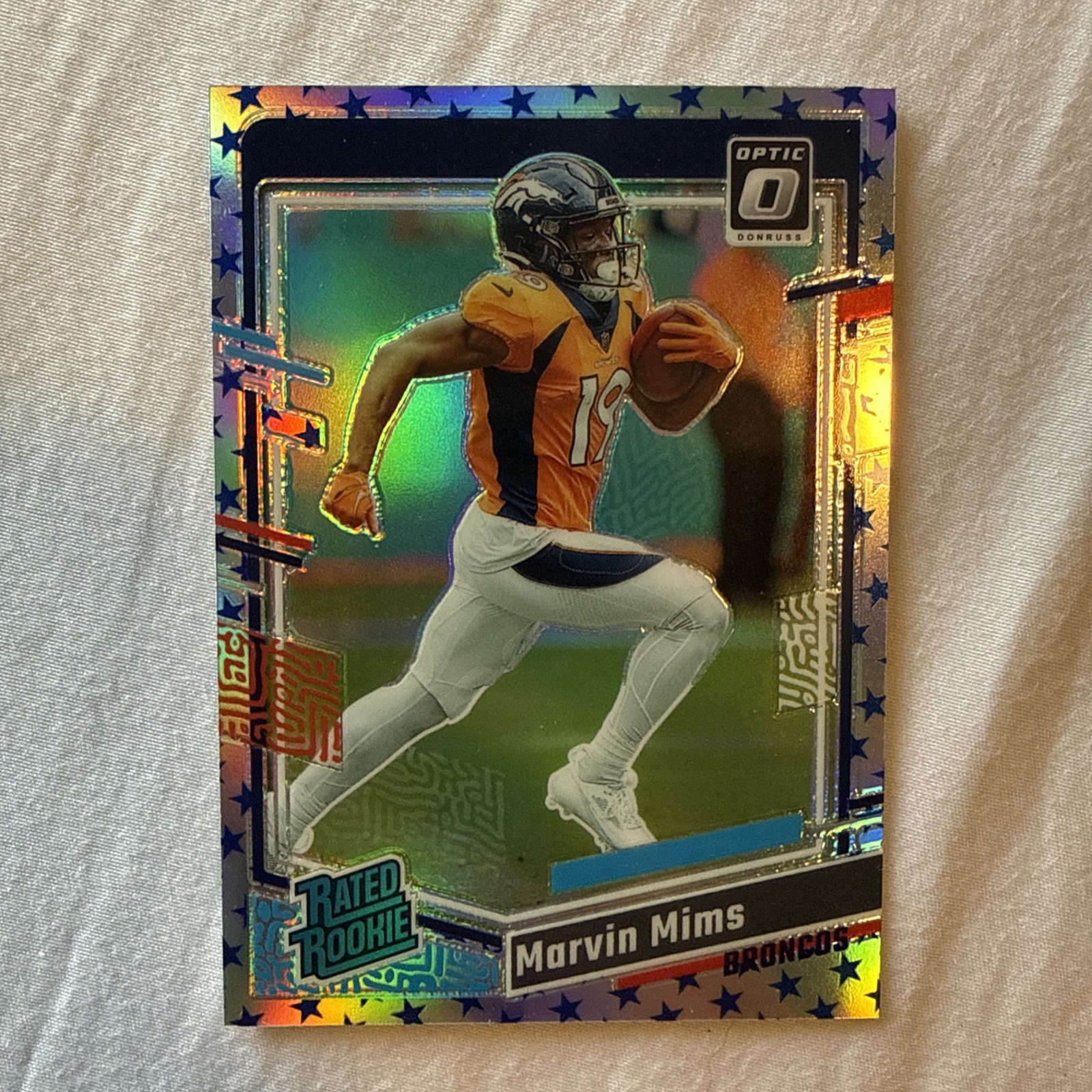 2023 Panini Donruss Optic - Rated Rookie Marvin Mims #231 Stars Prizm (RC)