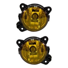 SET Klarglas HB4 Nebelscheinwerfer Schwarz gelb für VW Polo 9N3 2004-2009