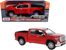 2019 GMC Sierra 1500 SLT Crew Cab Pickup Truck Red 1/24-1/27 Diecast Model Car b