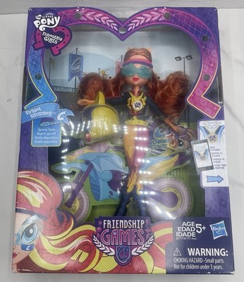 My Little Pony Equestria SUNSET SHIMMER Friendship Games Motocross RARE