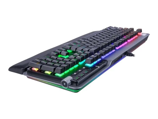 Thermaltake Argent K5 RGB Cablato USB Interruttore a chiave GKB-KB5-BLSRGR-01 - Immagine 4 di 4