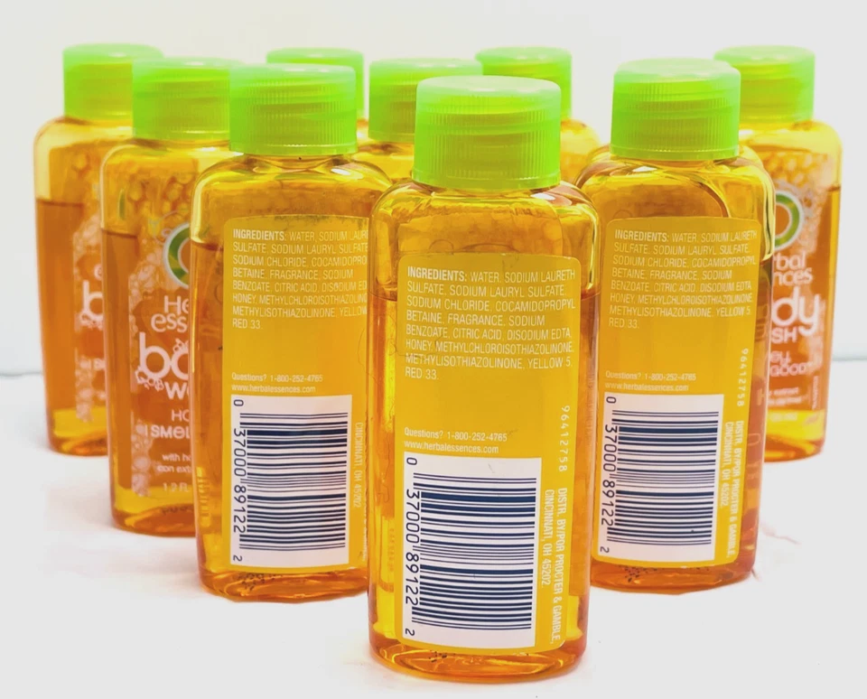 (10) TAMANHO VIAGEM Essências de ervas Mel, SINTO BOM Lavagem Corporal 1,2 fl oz *COMO ESTÁ - Imagem 3 de 4