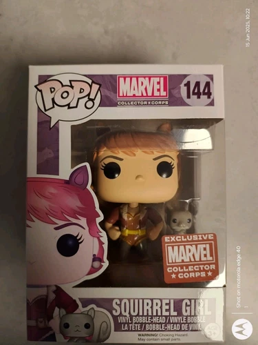 Funko Pop! Vinilo: Squirrel Girl #144, exclusivo de Marvel Collector Corps