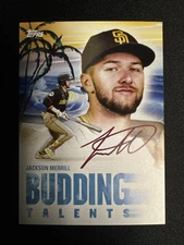 2025 topps x bob ross: the joy of baseball Jackson Merril Budding Talent 