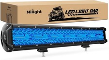 Nilight 20 Inch Led Light Bar Triple Row 420w Flood Spot Combo Off Road 8 Kinds