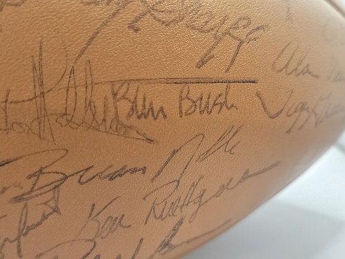 Green Bay Packers 1991 Facsimile Auto'd Wilson NFL Football Shrine Game Orak - Picture 11 of 12